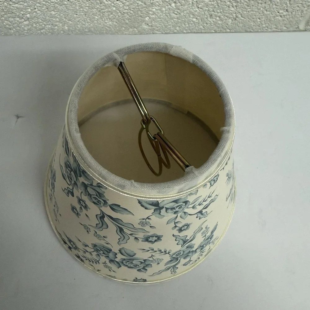 Small Blue And White Floral Lamp Shade‎ Cottage Core Style 4